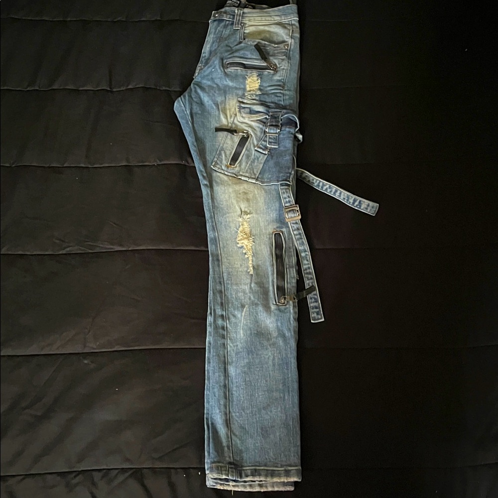 Men's Skinny Jeans - Blue